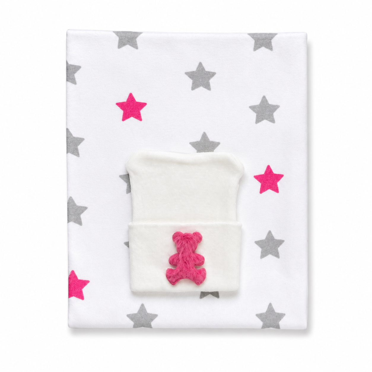 Hot Pink Star Swaddle