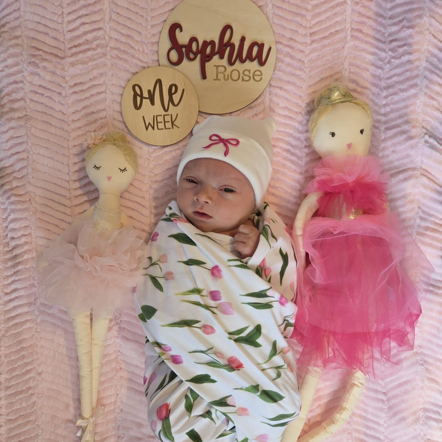 Dainty Bows Hospital Hat