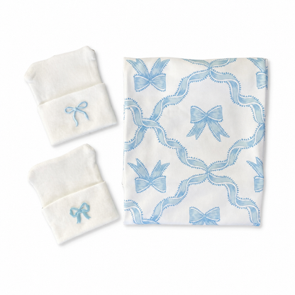 The Blue Ribbon Cameo Swaddle