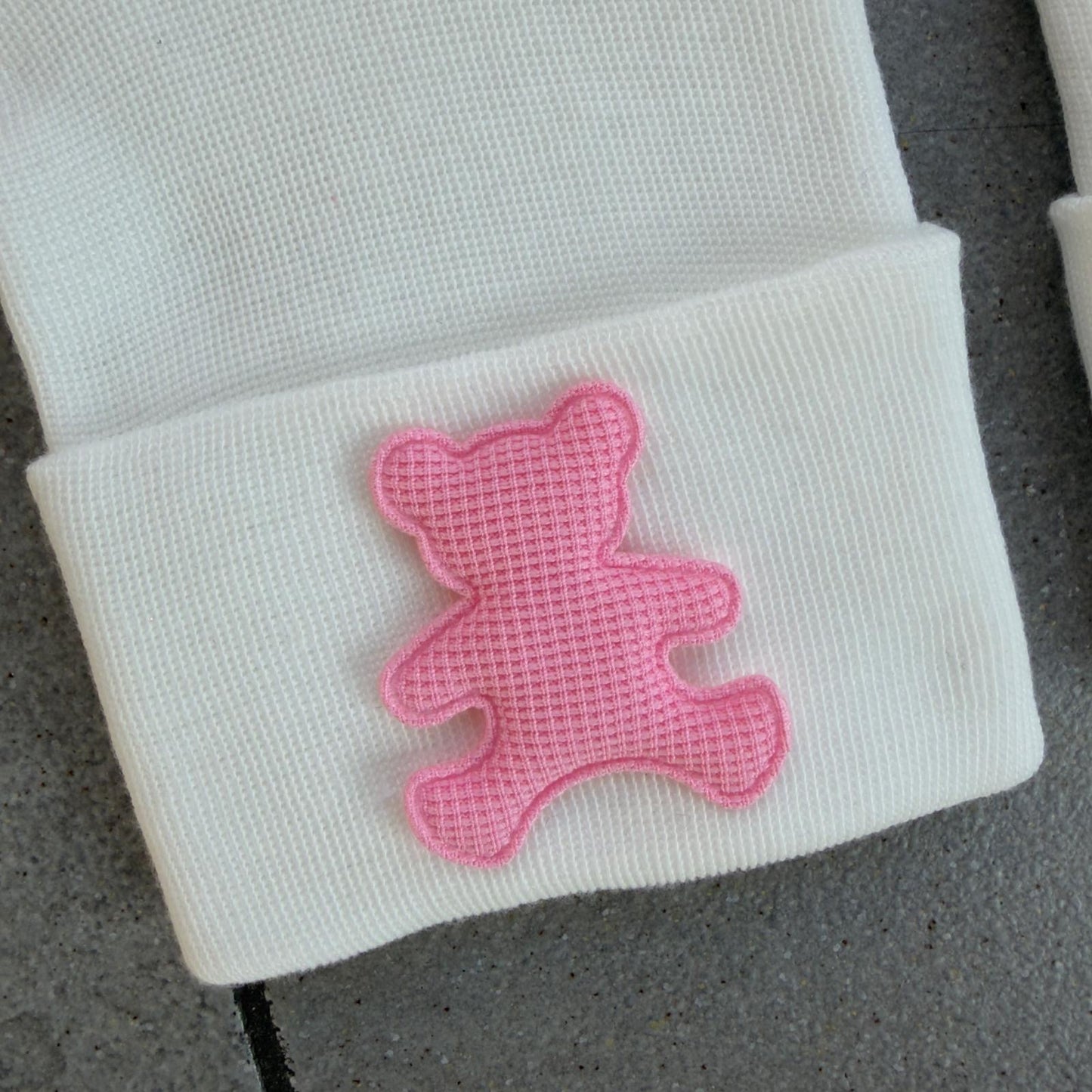 Waffle Bear Hospital Hat