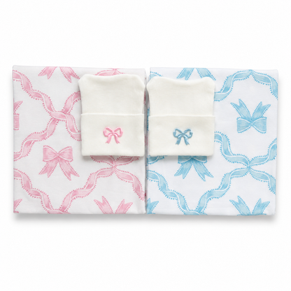 The Blue Ribbon Cameo Swaddle