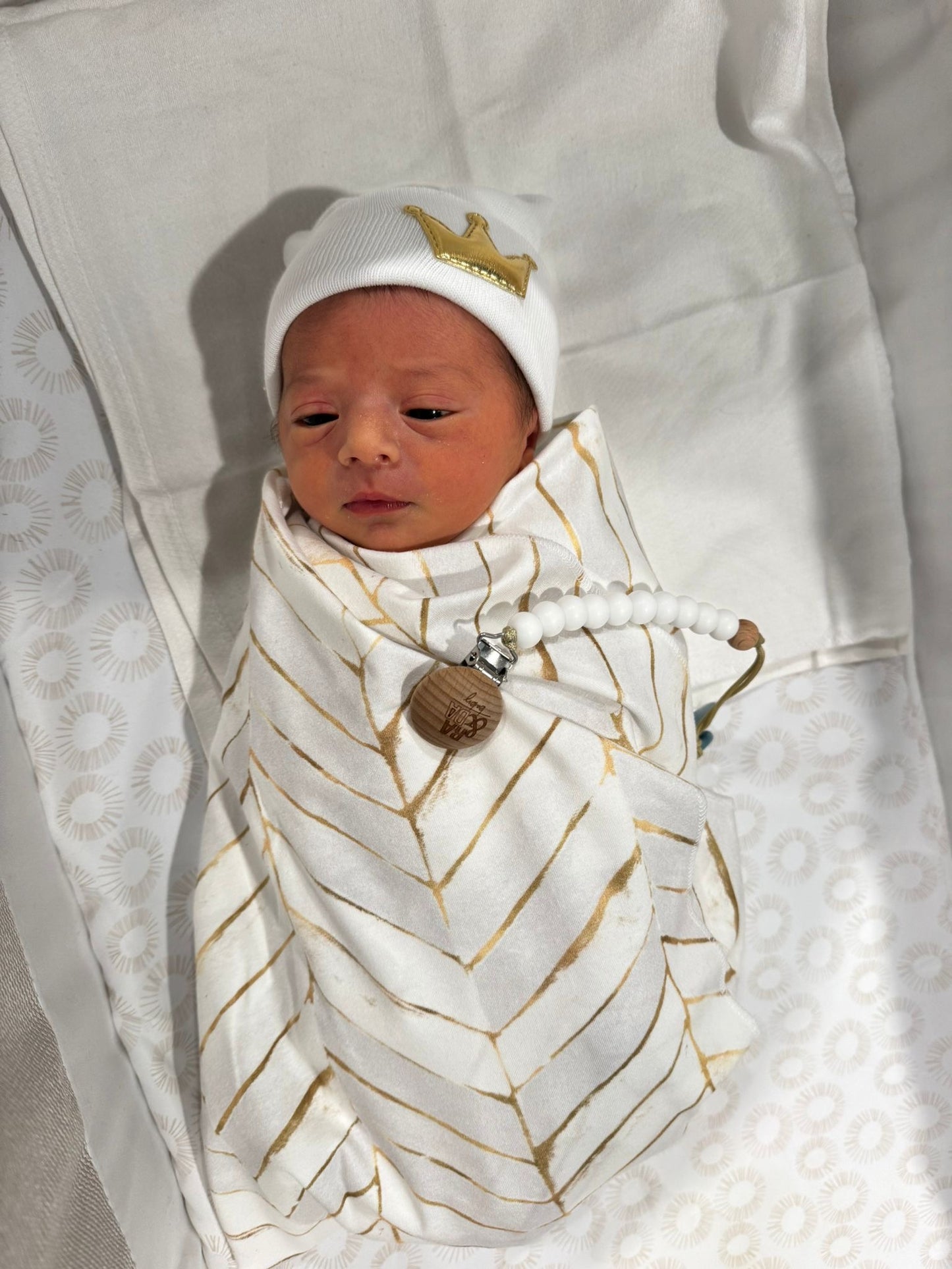 Gold Marble Swaddle