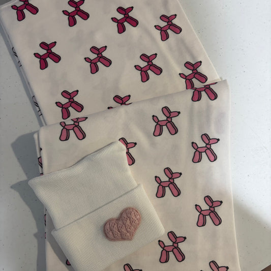 Ombré Dog Swaddle/Hat Gift Set