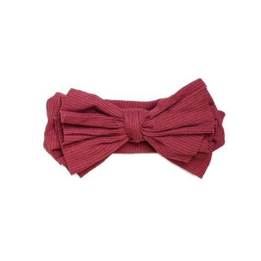 Berry Pink Bamboo Bow