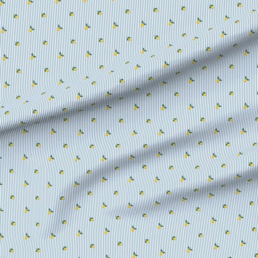 Lemon Pinstripe Swaddle