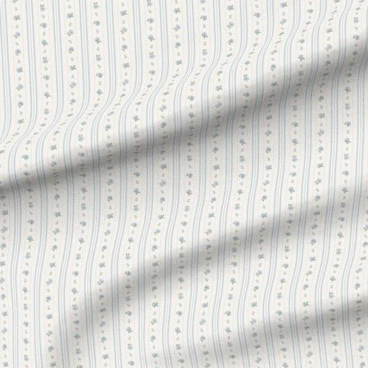 Blues Farmhouse Stripes Swaddle