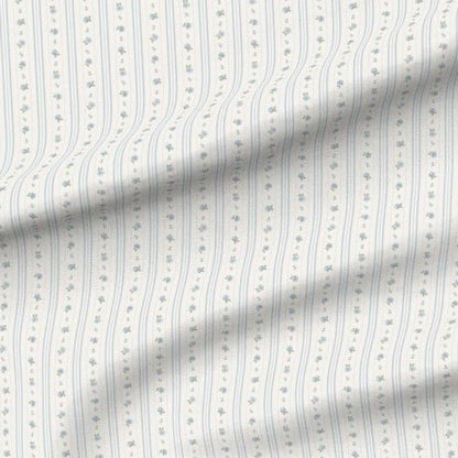 Blues Farmhouse Stripes Swaddle