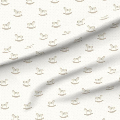 Neutral Vintage Rocking Horse Swaddle