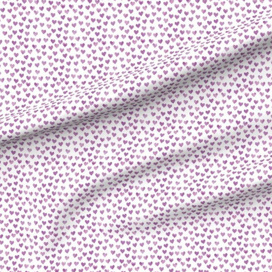 Purple Hearts Printed Swaddle