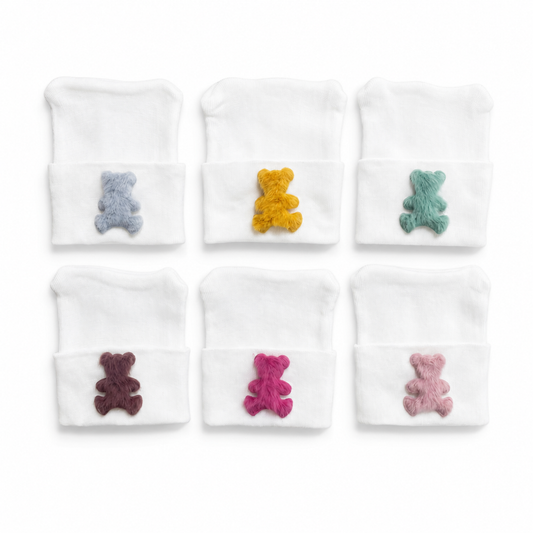 Furry Teddy Hospital Hat