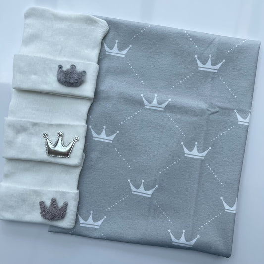 Crown Prince Printed Swaddle