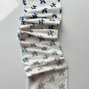 Ombre Blue Dogs Printed Swaddle