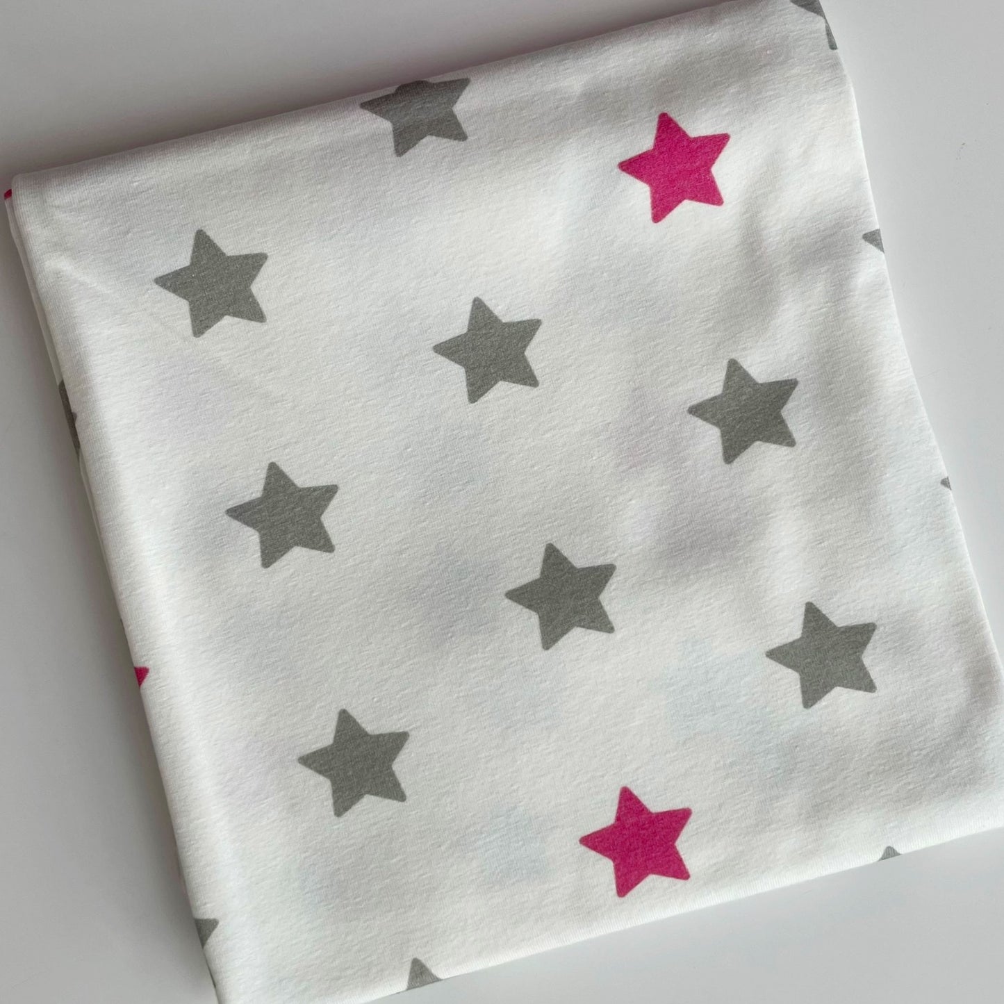 Hot Pink Star Printed Swaddle