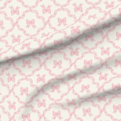 The Pink Bow Cameo  Swaddle