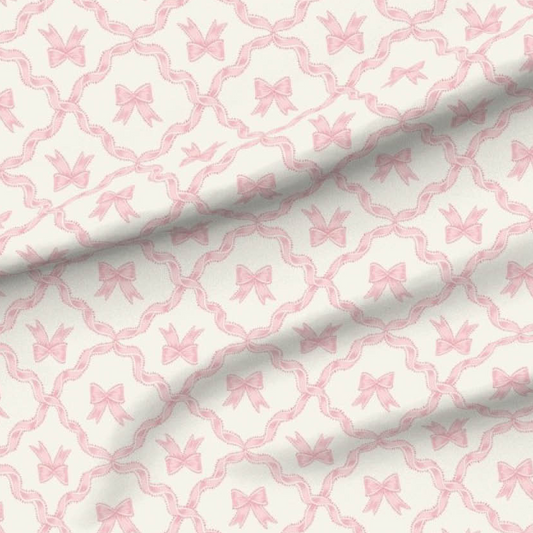 The Pink Bow Cameo  Swaddle
