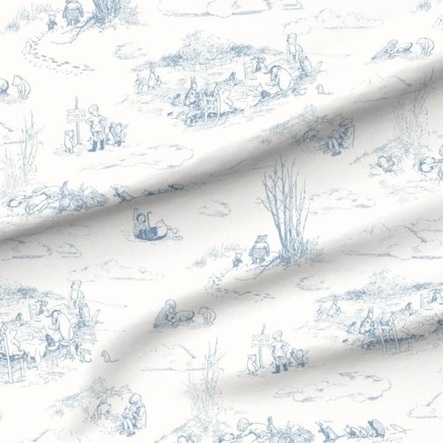 Blue Toile Swaddle