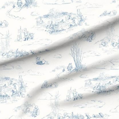 Blue Toile Swaddle