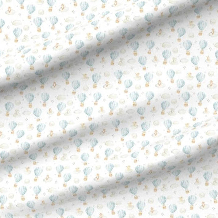Blue Up Up and Away Swaddle