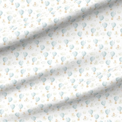 Blue Up Up and Away Swaddle