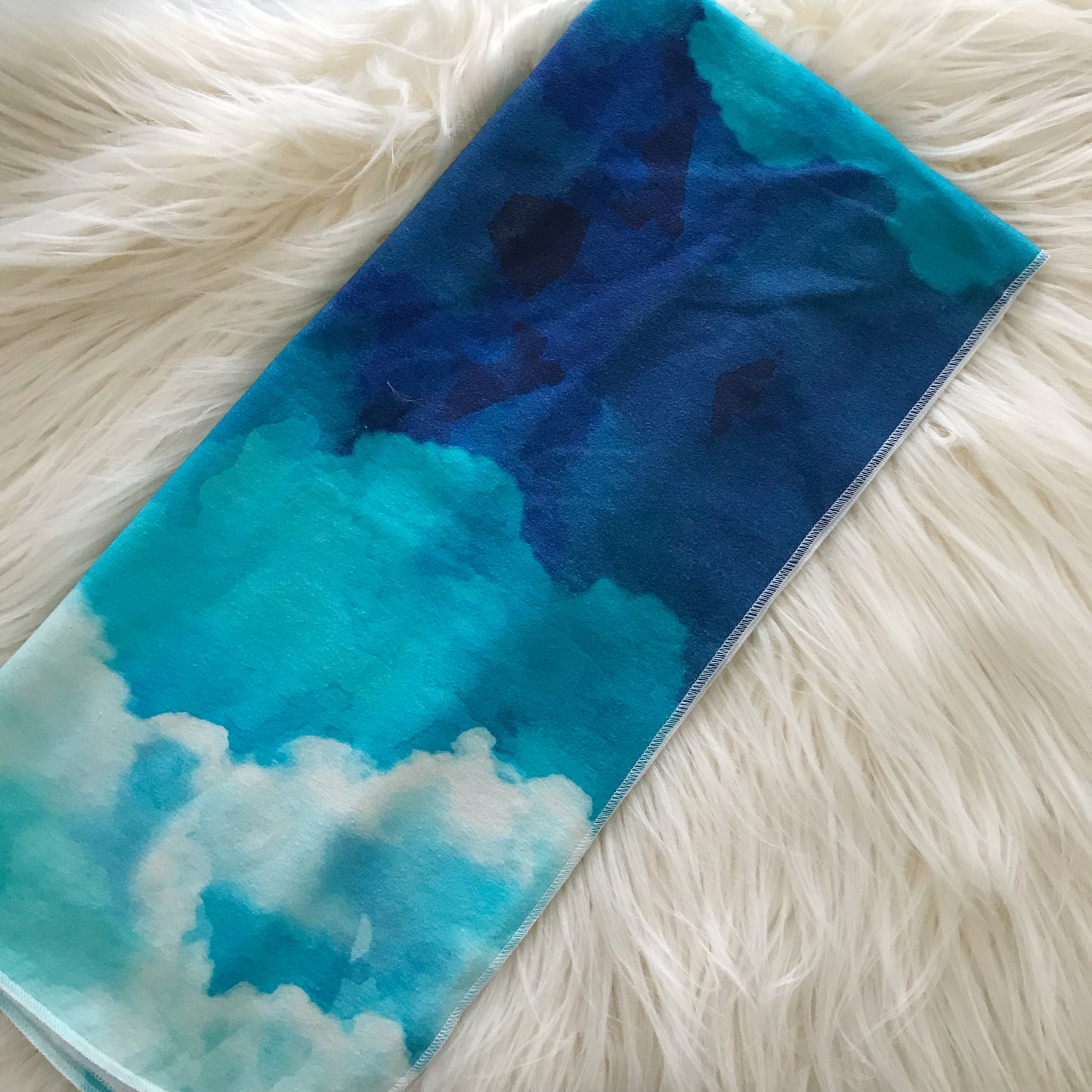 Blue Watercolor Swaddle - The Gifted Baby NY