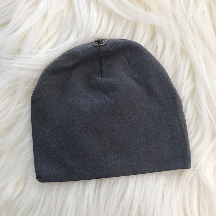 Dark Gray Hat With Snap - The Gifted Baby NY