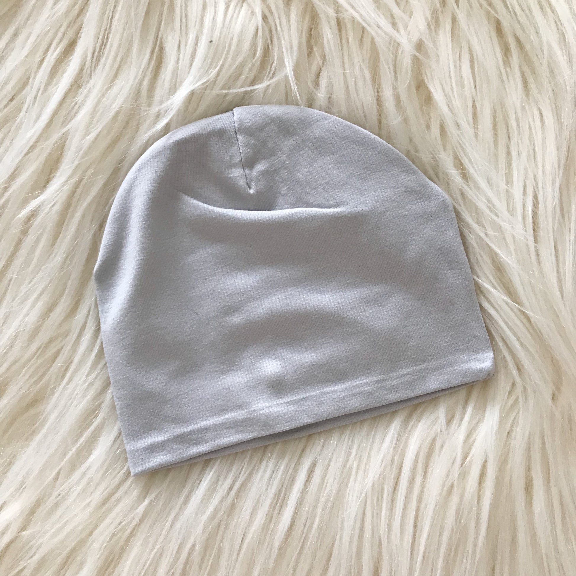 Light Gray Hat Without Snap - The Gifted Baby NY