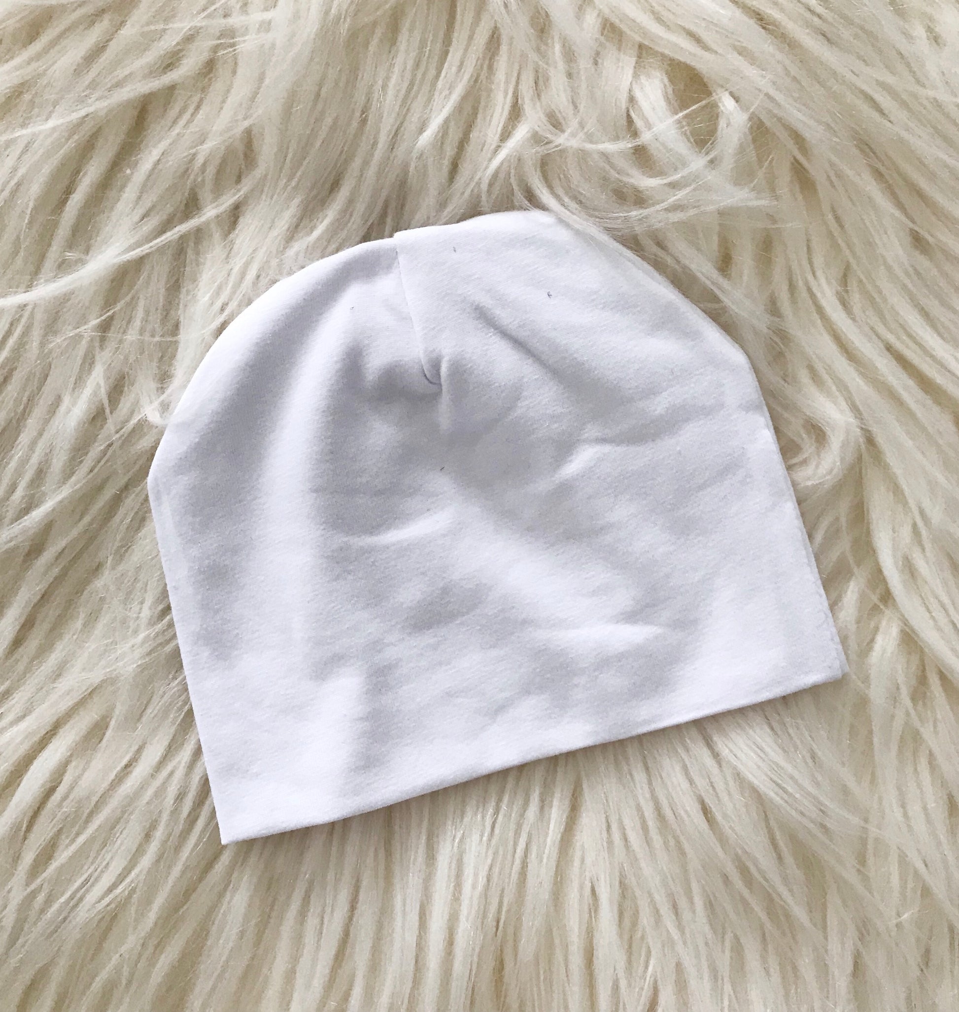 White Hat Without Snap - The Gifted Baby NY