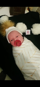 Gold Marble Swaddle - The Gifted Baby NY