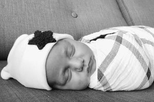 Fuzzy Star Hospital Hat - The Gifted Baby NY