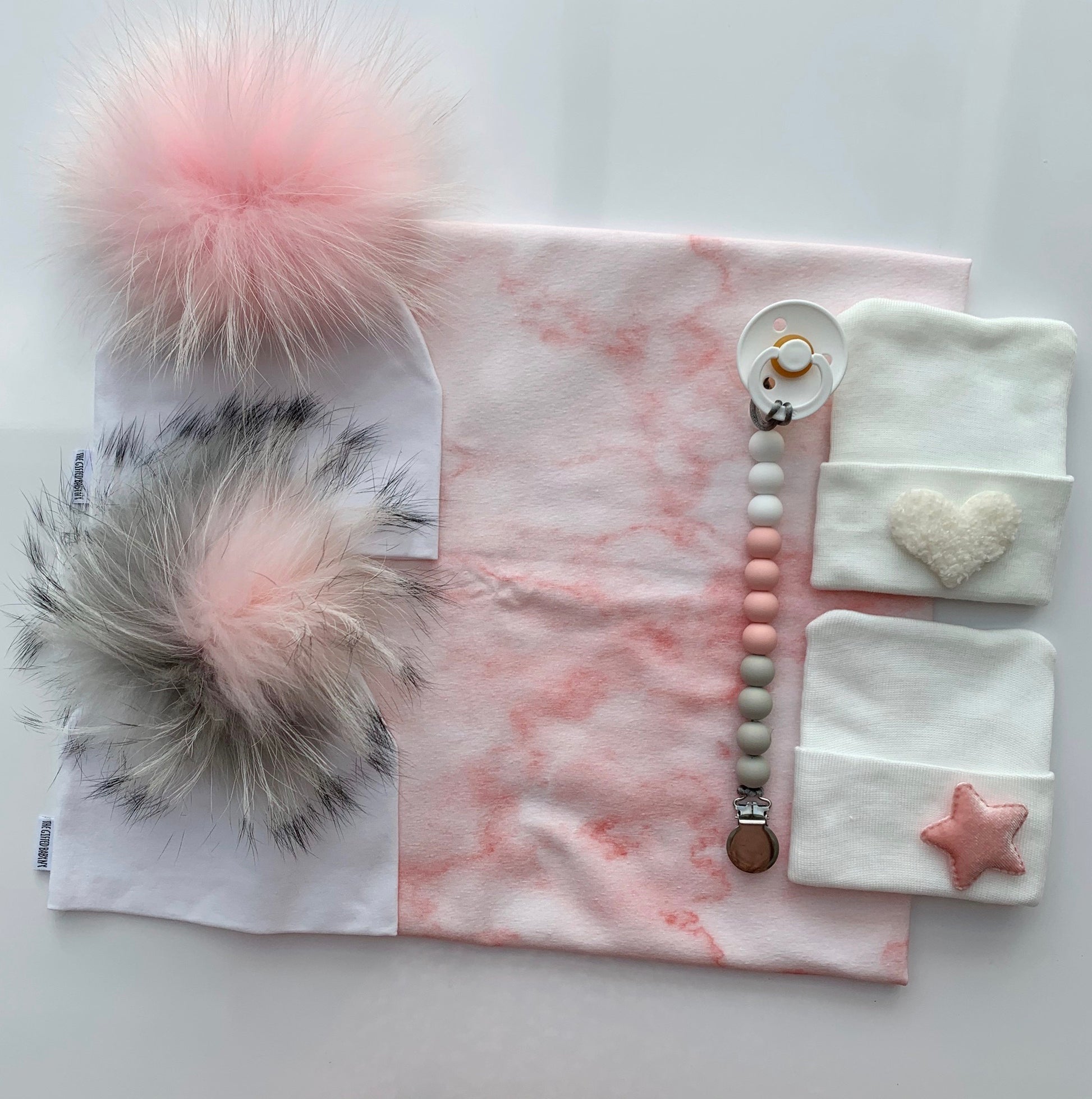 Pink Marble Swaddle - The Gifted Baby NY