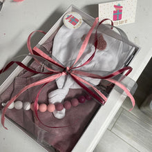 Load image into Gallery viewer, Fuzzy Mauve Heart - The Gifted Baby NY