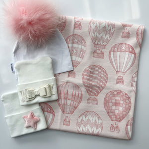 Pink Hot Air Balloon Swaddle