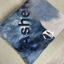 Load image into Gallery viewer, Blue Tie Dye Stroller Blanket