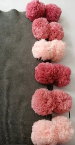 Pink Ombré Pompom Blanket - The Gifted Baby NY