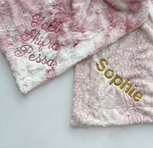Load image into Gallery viewer, Pink Tie-Dye Stroller Blanket