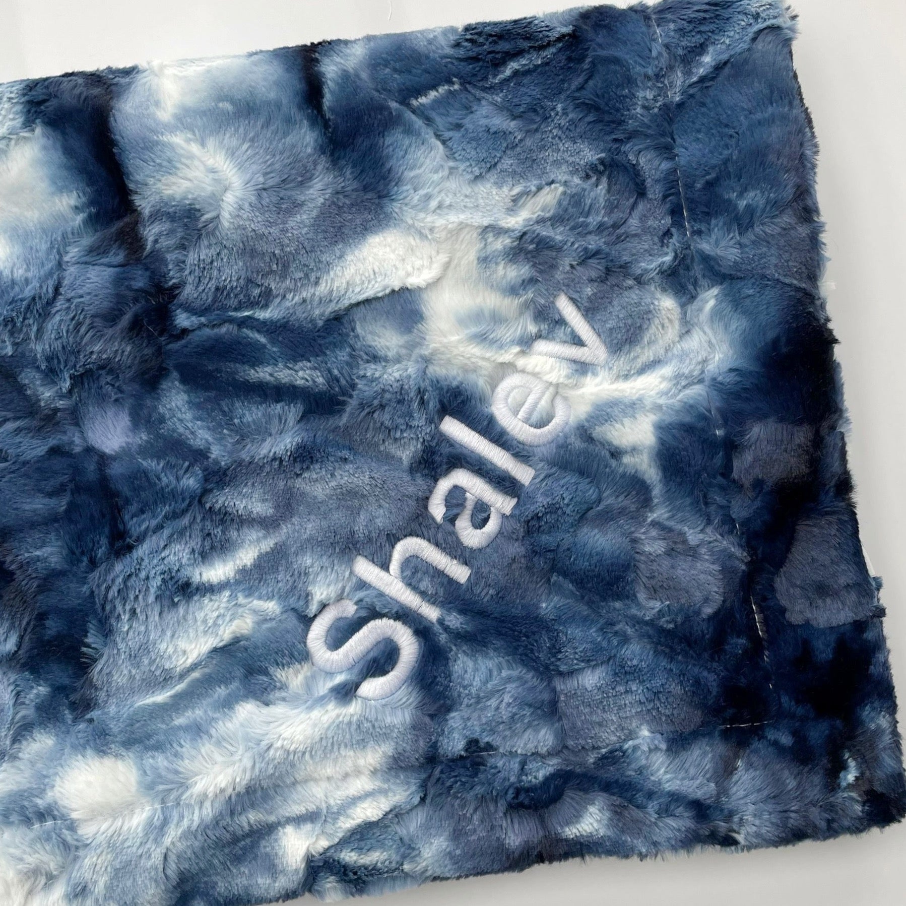 Blue tie dye online blanket