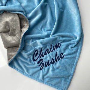 Sky Blue/Gray (with embroidery)