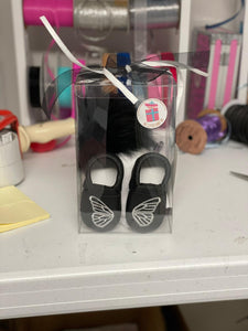 Black Butterfly Moccs - The Gifted Baby NY