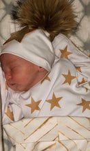 Load image into Gallery viewer, Gold Marble Swaddle - The Gifted Baby NY