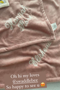 Dusty Pink/Gray (with embroidery)
