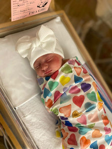 Oversized Bow Hospital Hat