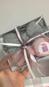 Blush Pink Puffer Bow - The Gifted Baby NY