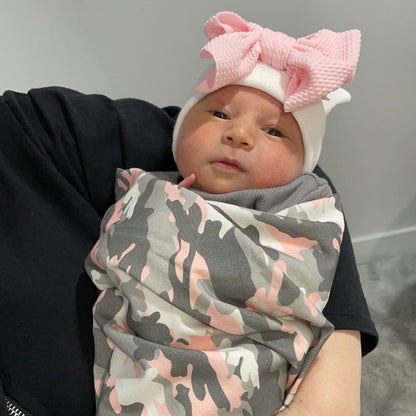 Pink Camouflage Swaddle