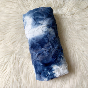 Blue Tie Dye Stroller Blanket - The Gifted Baby NY