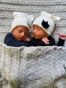 Furry Crown Hospital Hat - The Gifted Baby NY