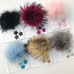 Star Pompom Hats - The Gifted Baby NY