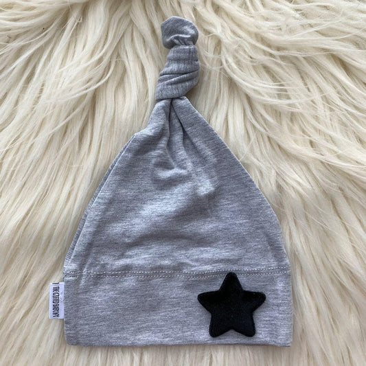 Heather Hat Black Velvet Star - The Gifted Baby NY